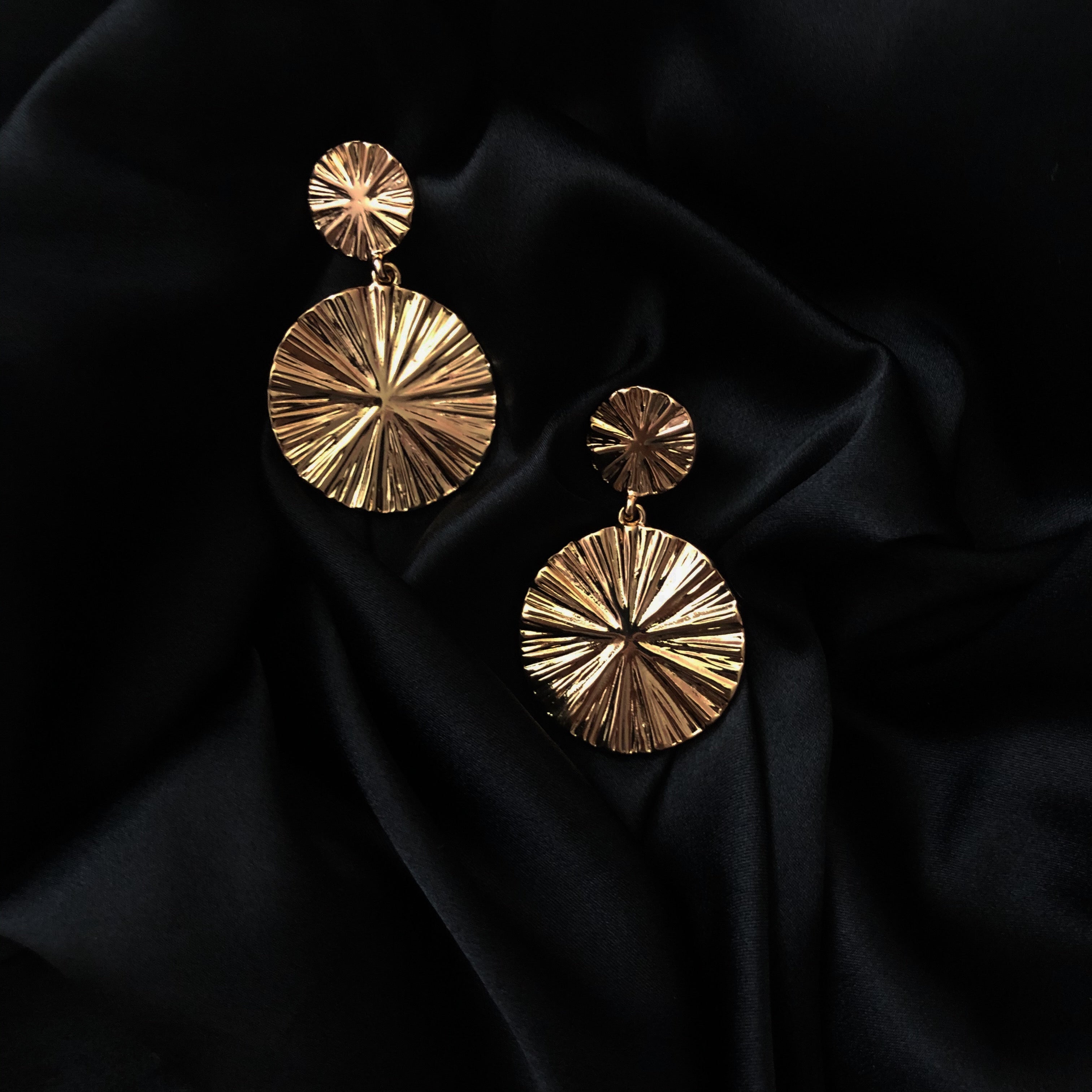 Sunburst earrings